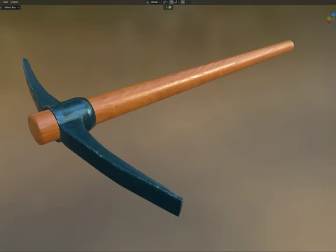 Pickaxe Tool 3D Model