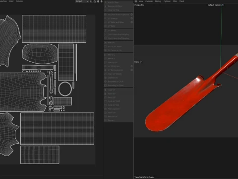 Planting Spade Tool 3D Model