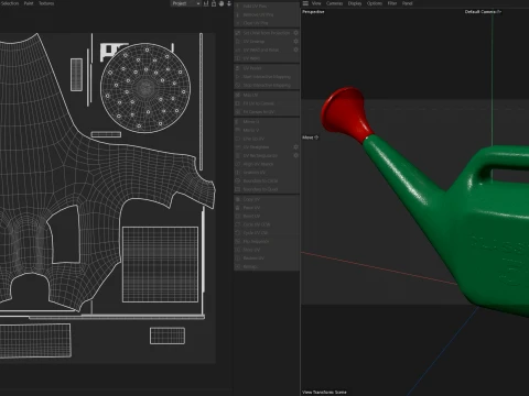 Plastic Watering Can 3D Model