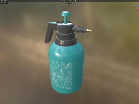 Pressure Sprayer 3D Model