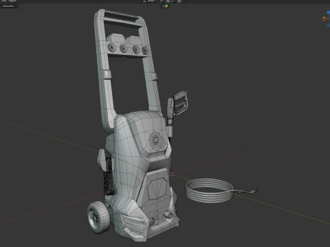 Lavadora de alta press&atilde;o Modelo 3D