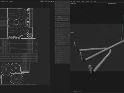 Ferramenta de jardim ancinho Modelo 3D