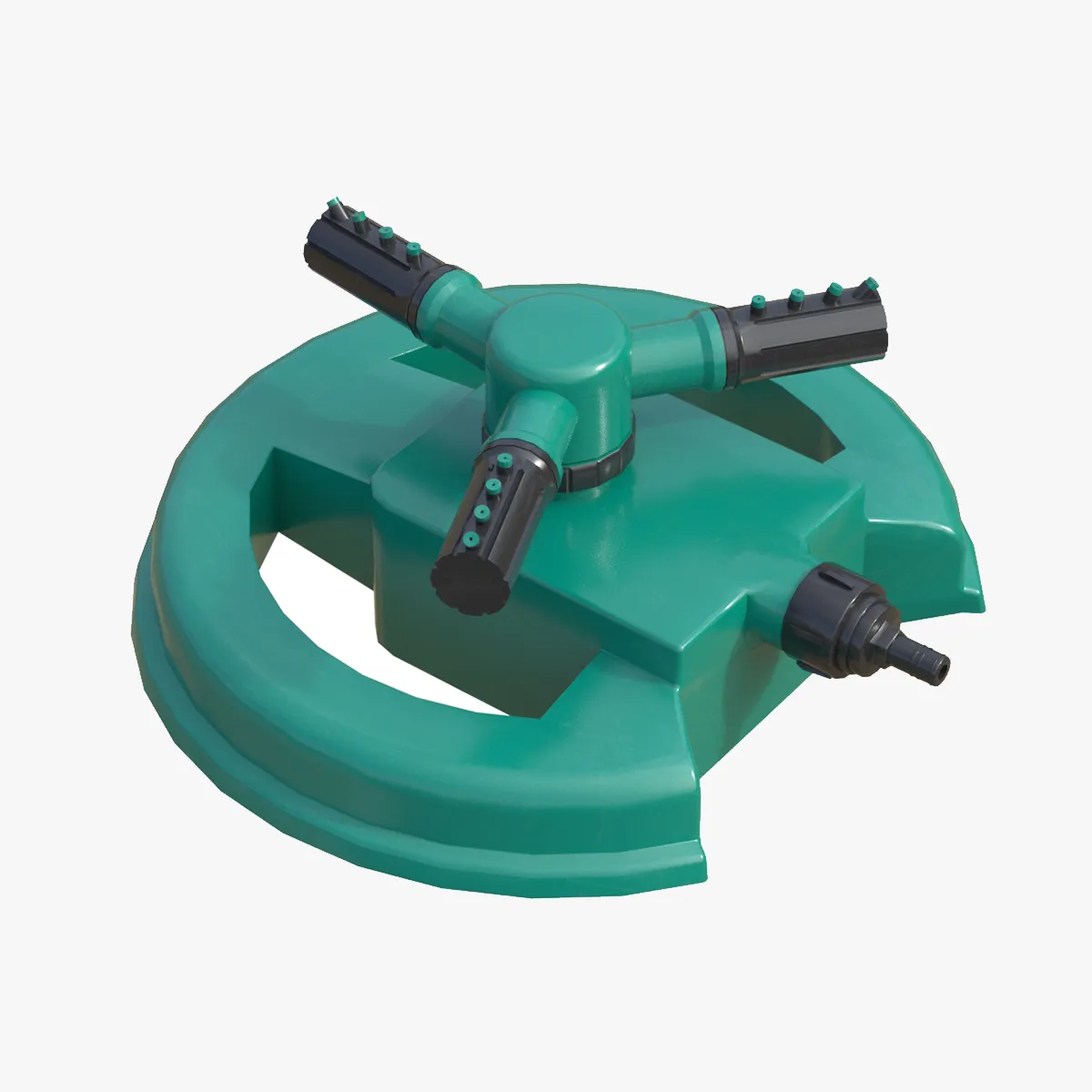 Rotating Garden Sprinkler 3D Model .c4d .max .obj .3ds .fbx .stl .blend 