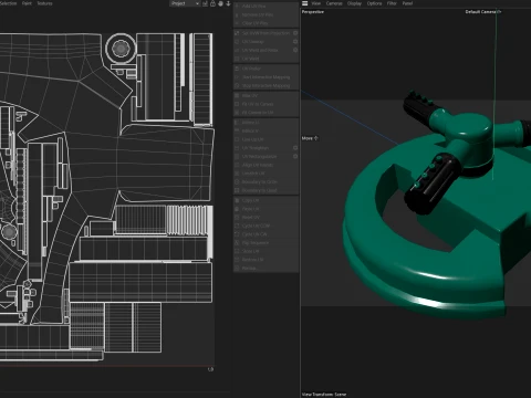 Rotating Garden Sprinkler 3D Model