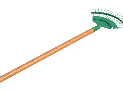 Springbok Rake Bulldog Gardening Tool 3D Model