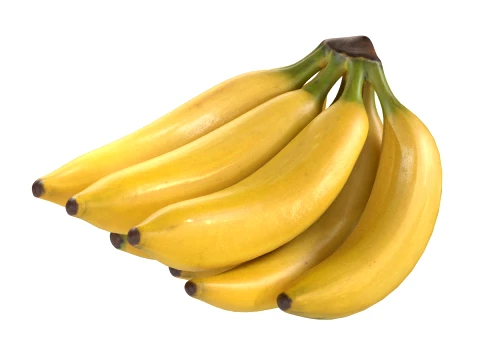 Bananenb&uuml;ndel 3D Modell