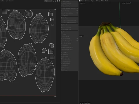 Banana Bunch 3D Model