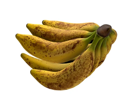 Banana Bunch Ripened 3D Model