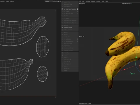 Banana Single 3D Model