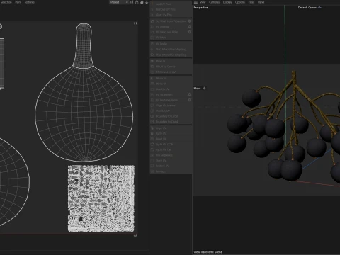 Black Currant 3D Model