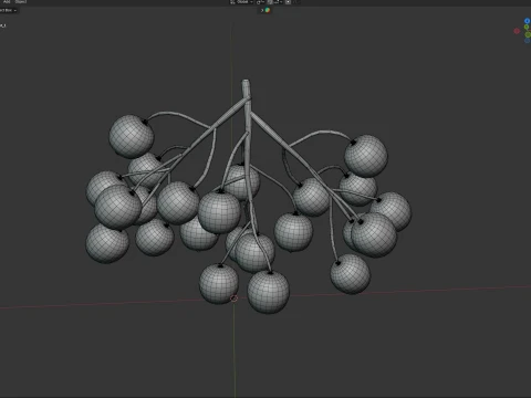 Black Currant 3D Model