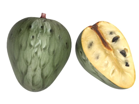 Fruta Cherim&oacute;ia Modelo 3D