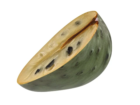 Fruta Cherim&oacute;ia Modelo 3D