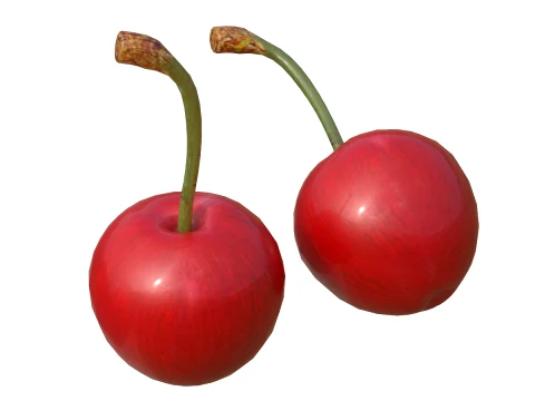 Kiraz Meyvesi 3D Model