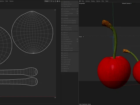 Cereja Modelo 3D