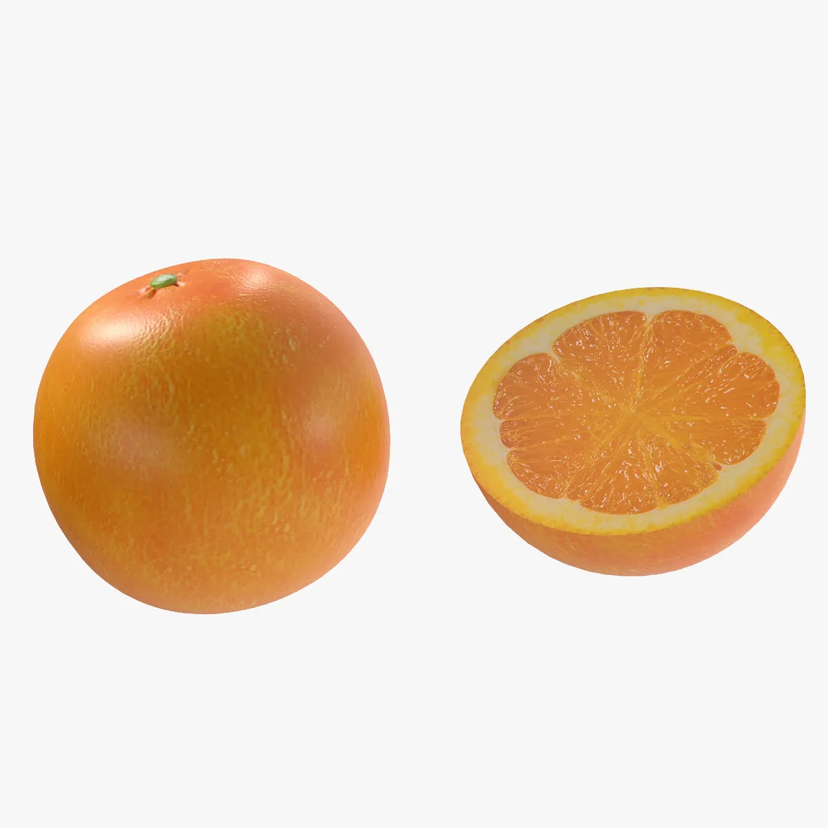 Clementine 3D Model .c4d .max .obj .3ds .fbx .stl .blend 