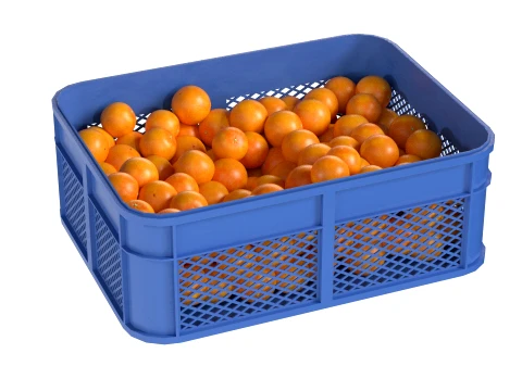 Clementine Plastic Crate 3D Model