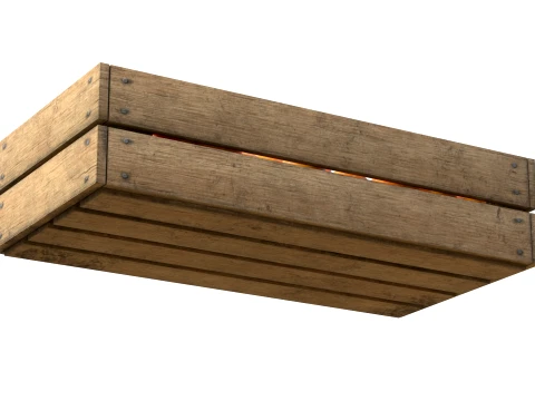 Clementine Wooden Crate 3D Model