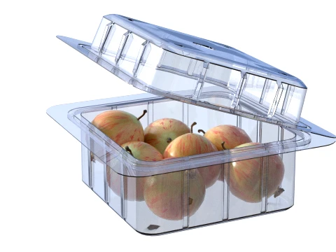 Crab Apple Box Plastic Transparent 3D Model