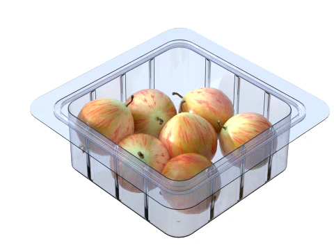 Crab Apple Box Plastic Transparent 3D Model