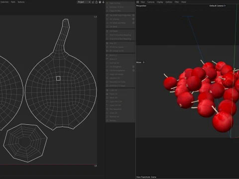 Cranberry Fruit 3D Model
