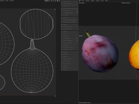 Damsun Plum 3D Model