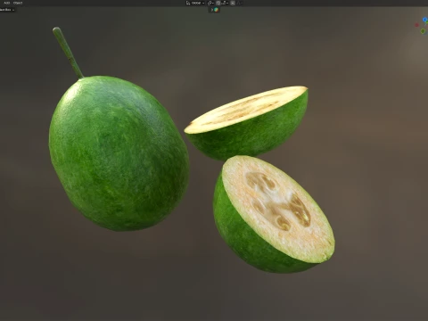 Feijoa 3D Model