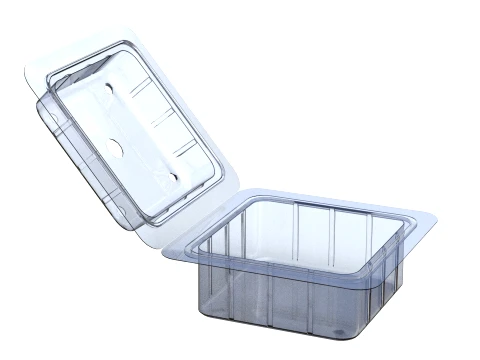 Fruit Box Plastic Transparent 3D Model