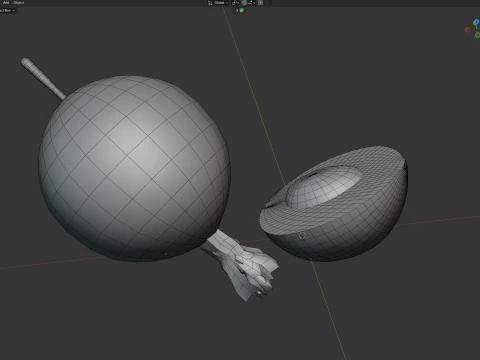 Gooseberry Fruit 3D Model
