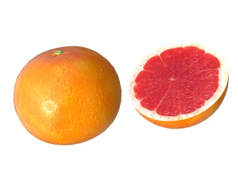 Grapefruit 3D Model