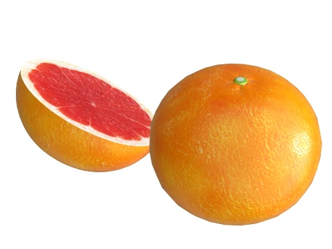 Grapefruit 3D Model