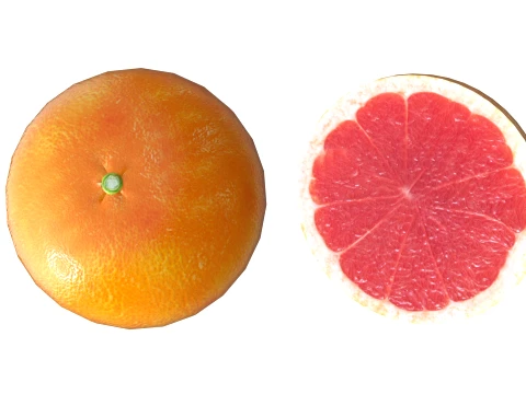 Grapefruit 3D Model