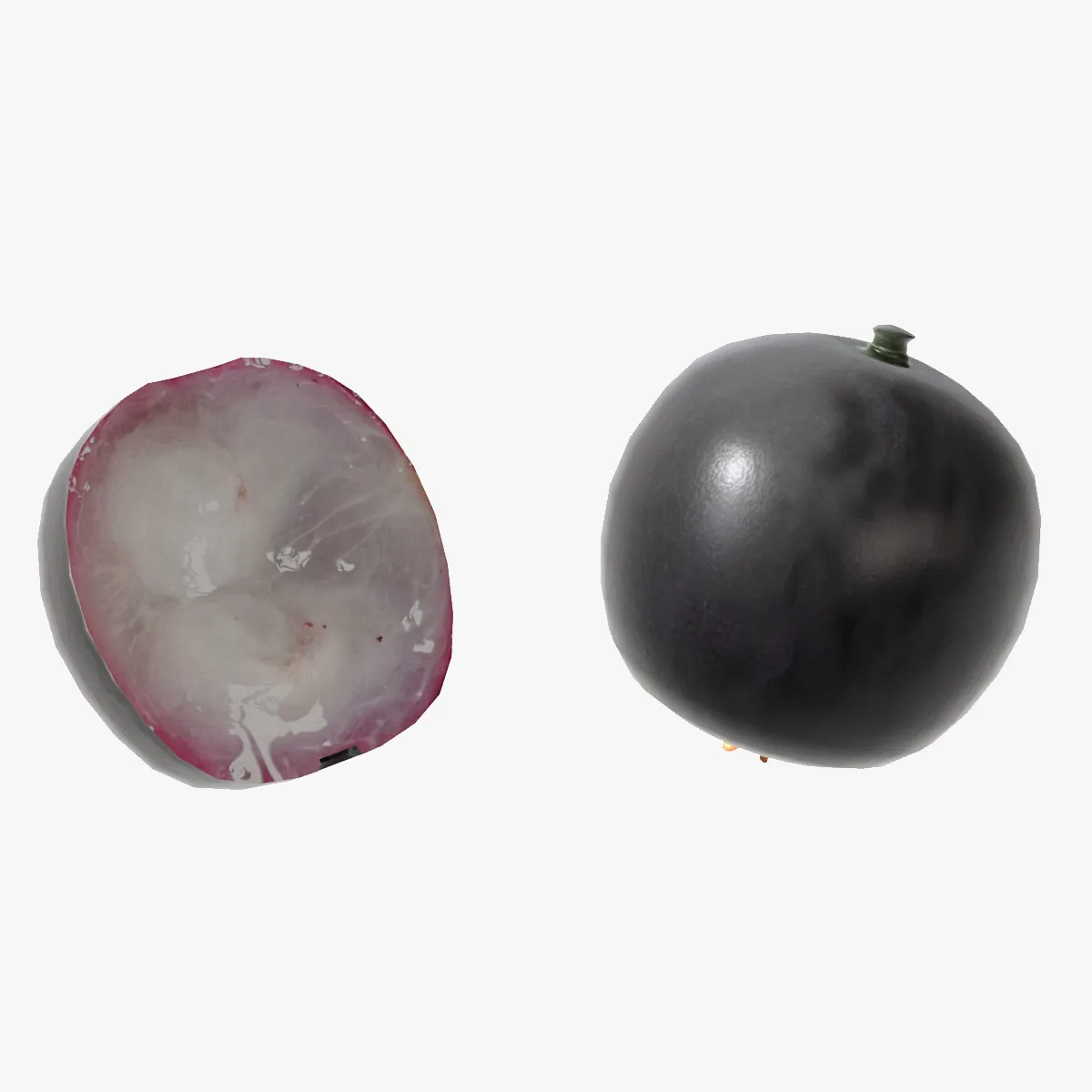 Jaboticaba Fruit 3D Model .c4d .max .obj .3ds .fbx .stl .blend