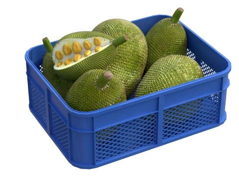 Jackfruit Plastic Crate 3D Model