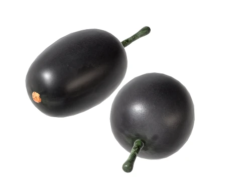 Jambul Fruit 3D Model