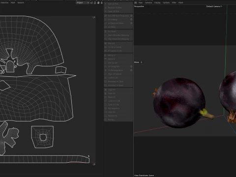Jostaberry Fruit 3D Model