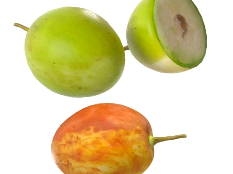 Jujube Fruit 3D Model