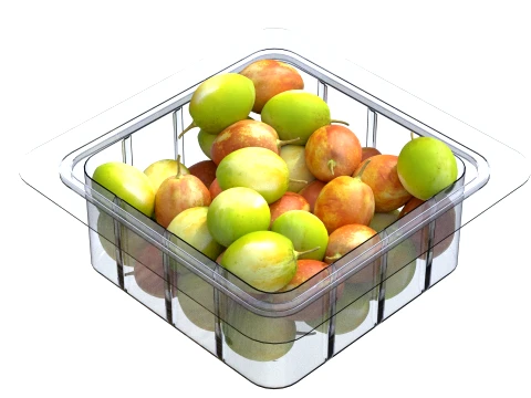 Jujube Fruit Box Plastic Transparent 3D Model