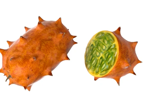 Kiwano Fruit 3D Model