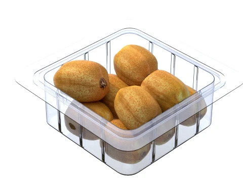 Kivi Meyve Kutusu Plastik Şeffaf 3D Model
