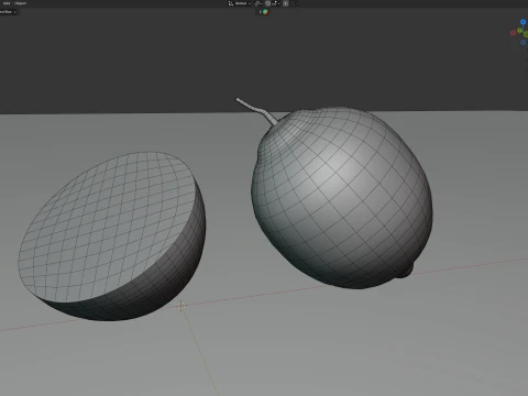 Lime Fruit 3D Model