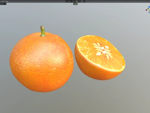 Mandarin 3D Model