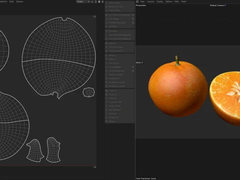 Mandarin 3D Model