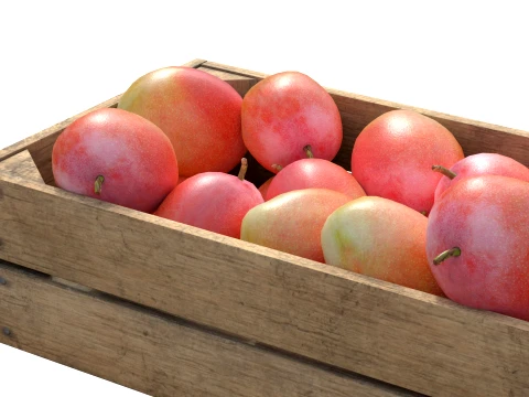 Mango 2 Wooden Crate 3D Model