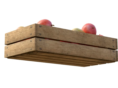 Mango 2 Wooden Crate 3D Model