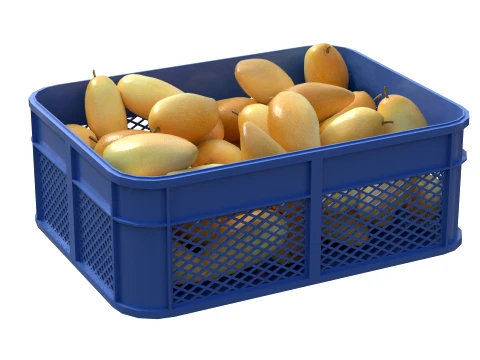 Mango 3 Plastic Crate 3D Model