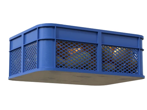 Mango 3 Plastic Crate 3D Model