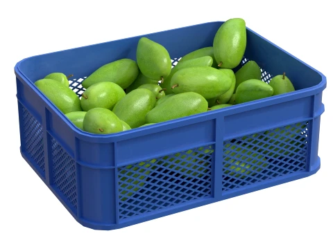Mango 4 Plastic Crate 3D Model