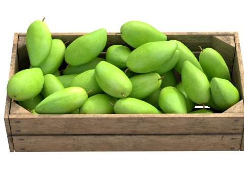 Mango 4 Wooden Crate 3D Model