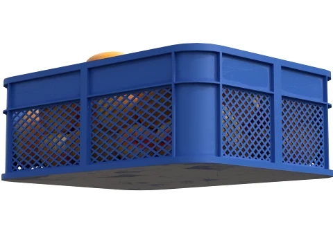 Mango Plastic Crate 3D Model